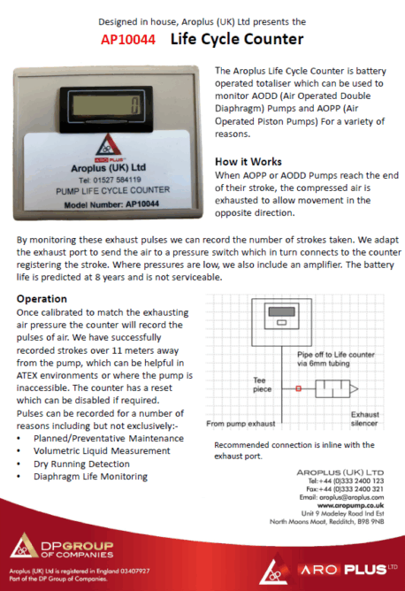 Pneumatic Control Systems 4 Life cycle counter