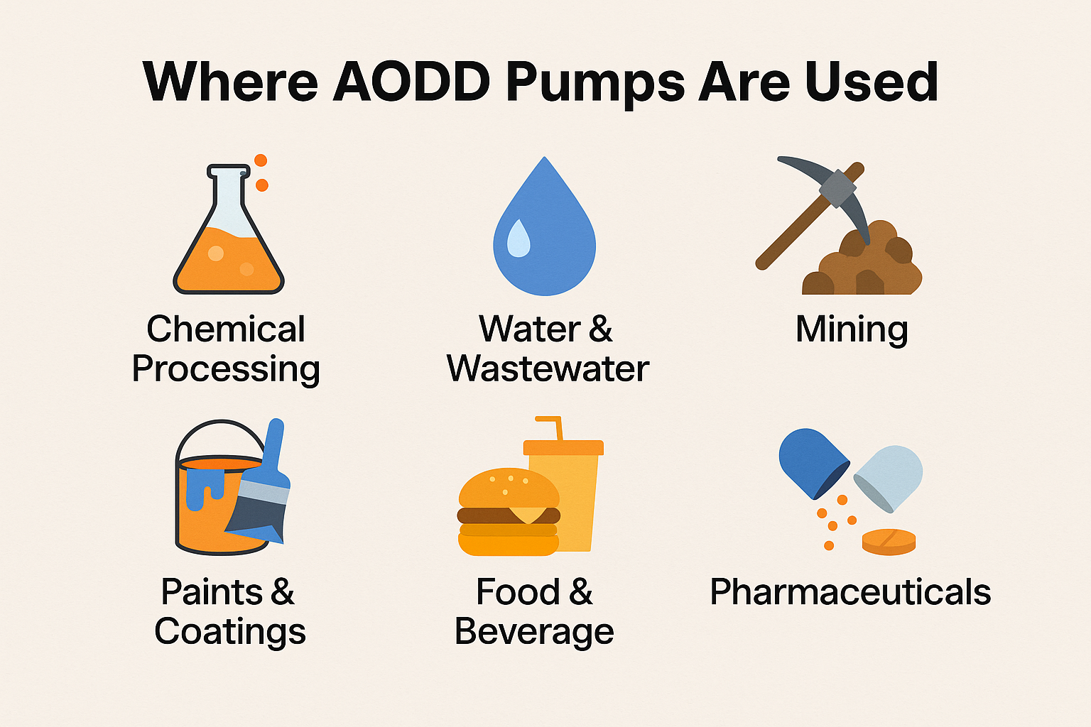 Where AODD Pumps are Used