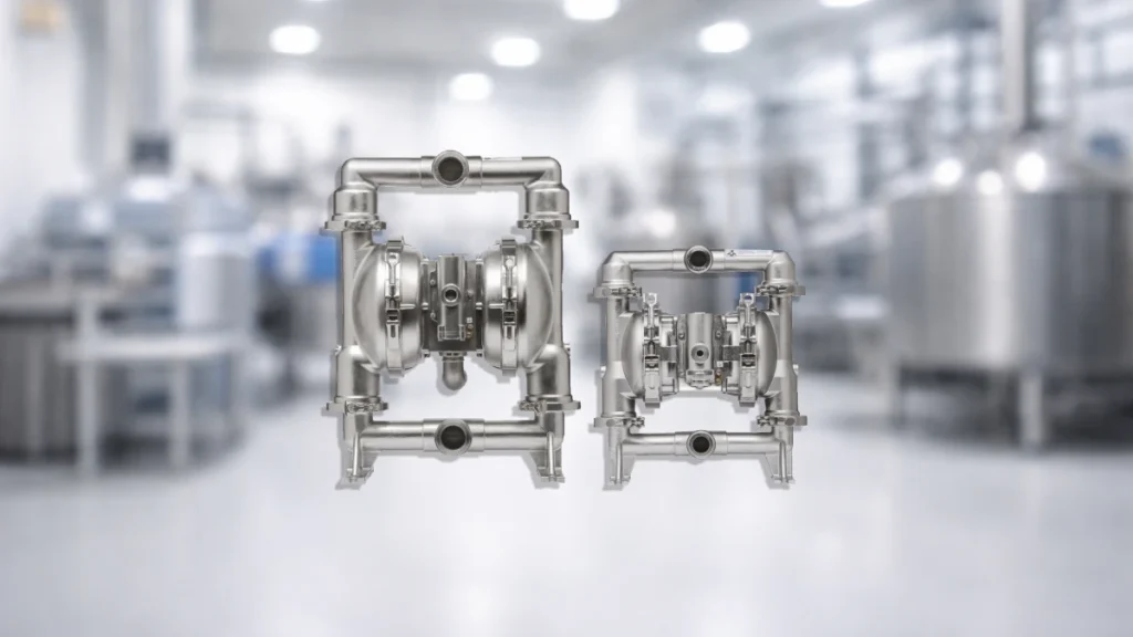 Industrial pumps for fluid handling applications