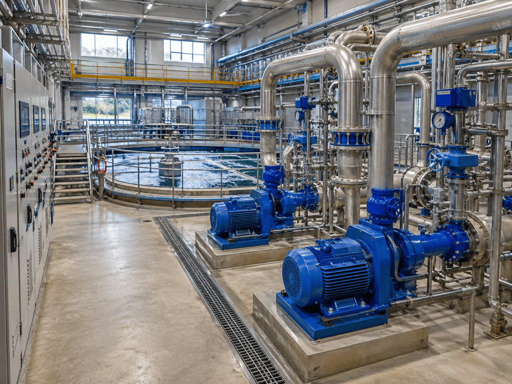 Water and wastewater pump and compressed air solutions for treatment applications