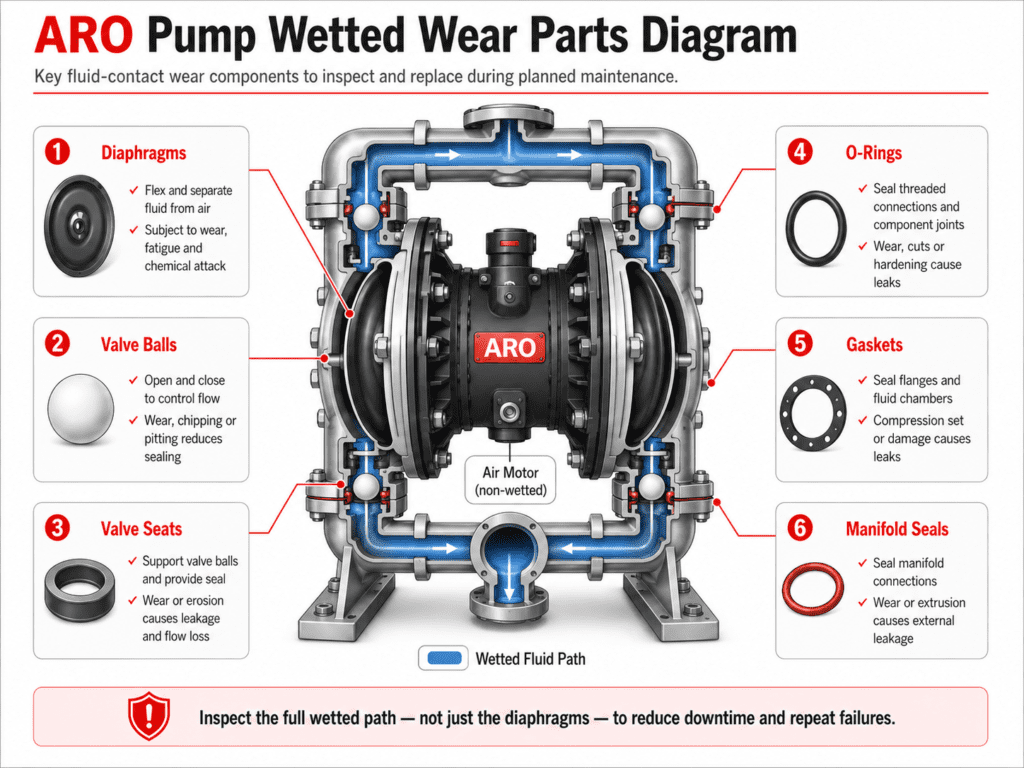 ARO pump maintenance checklist